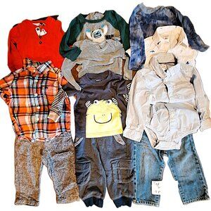 11 Piece Lot Infant Baby Boy Size 6-12 Months Sept 14